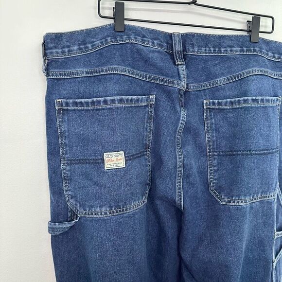 Old Navy 90s Streetwear Reissue Loose Fit Wide Leg Tall Inseam Cargo Painter’s P - Picture 8 of 10